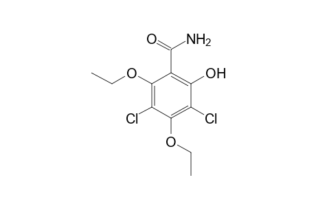 3,5-Dichloro-4,6-diethoxysalicylamide