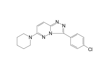 3-(4-Chlorophenyl)-6-(1-piperidinyl)-[1,2,4]triazolo[4,3-b]pyridazine