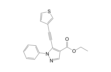 Ethyl 1-Phenyl-5-(3-thienylethynyl)-1H-pyrazole-4-carboxylate