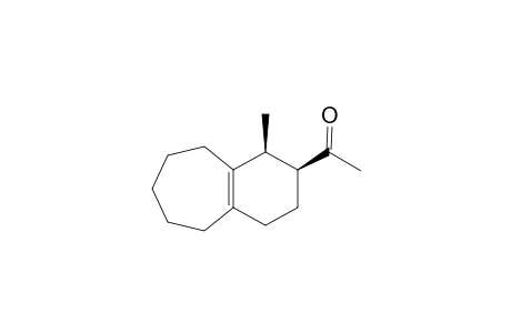 (r-8,c-9)-1-{8-Methylbicyclo[5.4.0]undec-1(7)-en-9-yl}ethan-1-one