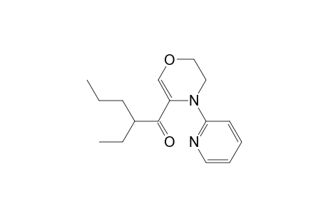 2-ethyl-1-(4-pyridin-2-yl-2,3-dihydro-1,4-oxazin-5-yl)pentan-1-one