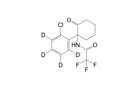 Tetradeutero-trifluoroacetyl Norketamine