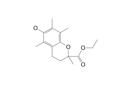 6-Hydroxy-2,5,7,8-tetramethylchroman-2-carboxylic acid, ethyl ester