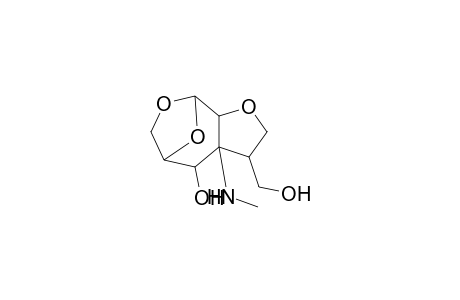 3-Methylamino-4-hydroxymethyl-6,9,11-trioxatricyclo[6.2.1.0(3,7)]undecan-2-ol