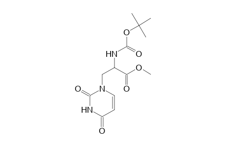 N-(t-Butoxycarbonyl)alanine, 3-uracil-1-yl-, methyl ester