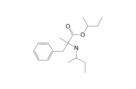 Phenylalanine, dl, .alpha.-methyl-N-2-butyl-, 2-butyl ester