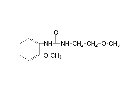 1-(2-methoxyethyl)-3-(o-methoxyphenyl)urea