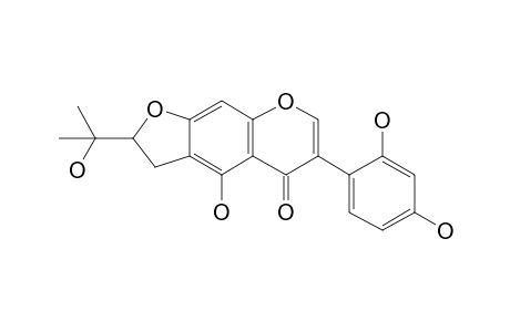 2,3-Dihydro-4-hydroxy-2-(1-hydroxy-1-methylethyl)-6-(2,4-dihydroxyphenyl)-5H-furo[3,2-g][1]benzopyran-5-one