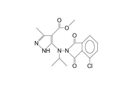 5-(N-[3-Chloro-phthalimido]-isopropylamino)-3-methyl-4-pyrazolecarboxylic acid, methyl ester