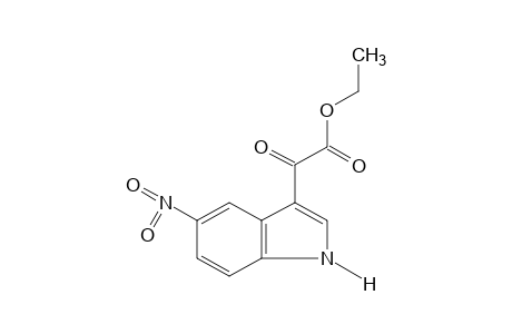 5-nitro-3-indoleglyoxylic acid, ethyl ester