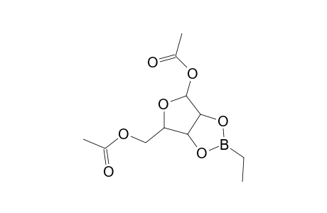 [6-(Acetyloxy)-2-ethyltetrahydrofuro[3,4-d][1,3,2]dioxaborol-4-yl]methyl acetate