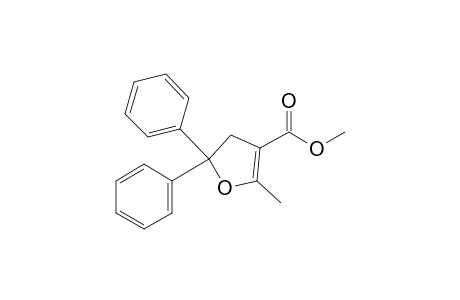 5-Methyl-2,2-diphenyl-3H-furan-4-carboxylic acid methyl ester