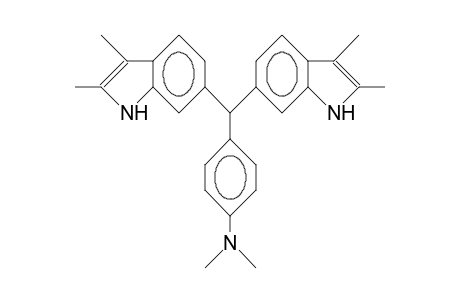 [4-[bis(2,3-dimethyl-1H-indol-6-yl)methyl]phenyl]-dimethyl-amine