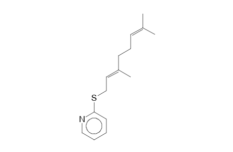 (2E)-3,7-Dimethyl-2,6-octadienyl 2-pyridinyl sulfide