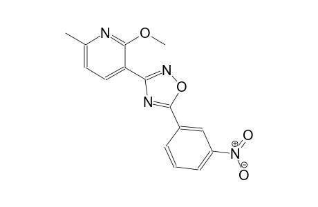 2-methoxy-6-methyl-3-[5-(3-nitrophenyl)-1,2,4-oxadiazol-3-yl]pyridine