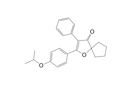 2-(4-Isopropoxyphenyl)-3-phenyl-1-oxaspiro[4.4]non-2-en-4-one