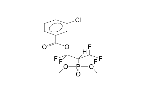 O,O-DIMETHYL(ALPHA-HYDRO-BETA-(META-CHLOROBENZOYLOXY)PENTAFLUOROISOPROPYL)PHOSPHONATE