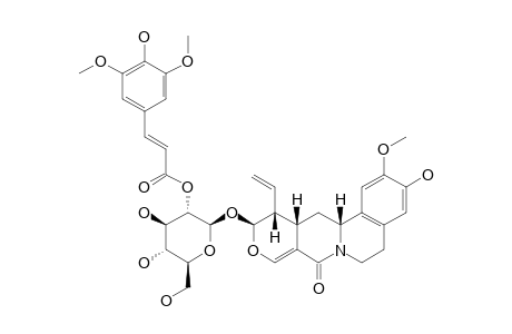 2'-O-TRANS-SINAPOYL-3-O-DEMETHYL-2-O-METHYLALANGISIDE