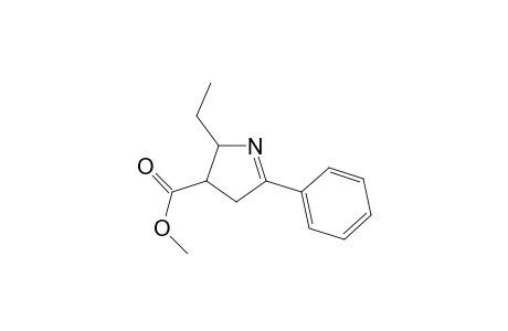 2-Phenyl-5-ethyl-4-(methoxycarbonyl)-1-pyrroline