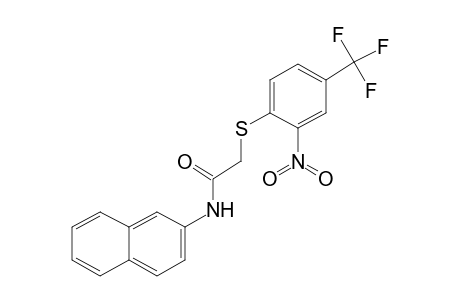 Acetamide, N-(2-naphthalenyl)-2-[[2-nitro-4-(trifluoromethyl)phenyl]thio]-