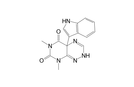 4a-(1H-Indol-3-yl)-6,8-dimethyl-2,8-dihydropyrimido[5,4-E][1,2,4]triazine-5,7(4ah,6H)-dione