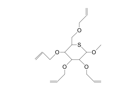 Methyl 2,3,4,6-tetra-O-allyl-5-thio-A-D-glucopyranoside