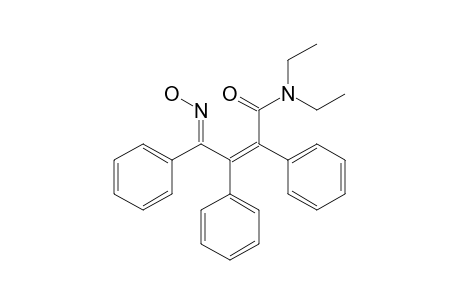 (E,E)-N,N-Diethyl-4-(hydroxyimino)-2,3,4-triphenyl-2-butenamide