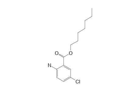 ANTHRANILIC ACID, 5-CHLORO-, HEPTYL ESTER