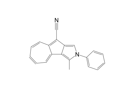 3-Methyl-2-phenyl-9-azuleno[1,2-c]pyrrolecarbonitrile