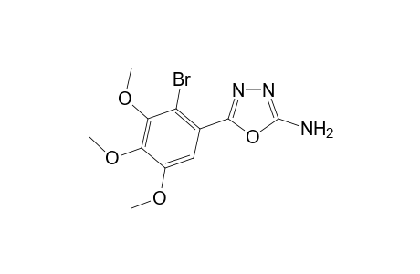 1,3,4-Oxadiazol-2-amine, 5-(2-bromo-3,4,5-trimethoxyphenyl)-