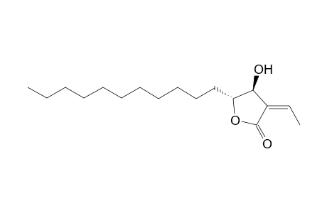 (3Z,4S,5R)-3-ethylidene-4-hydroxy-5-undecyl-tetrahydrofuran-2-one