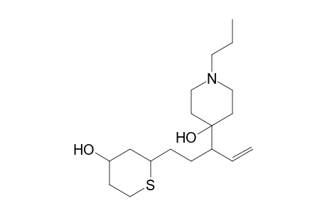 4-[2-(4-Hydroxytetrahydro-2H-thiopyranyl)ethyl]allyl-1-propylpiperidin-4-ol