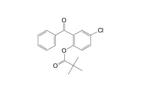 2-Hydroxy-5-chlorobenzophenone, trimethylacetate