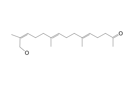 (5-E,9-E,13-Z)-15-HYDROXY-6,10,14-TRIMETHYLPENTADECA-5,9,13-TRIEN-2-ONE