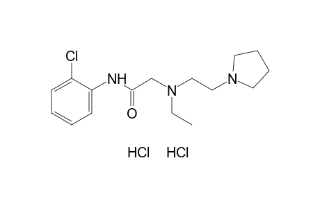 2'-chloro-2-{ethyl[2-(1-pyrrolidinyl)ethyl]amino}acetanilide, dihydrochloride