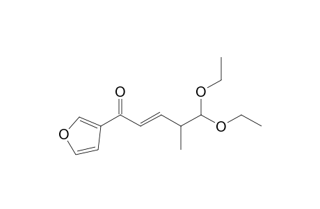 (E)-5,5-diethoxy-1-(3-furanyl)-4-methyl-2-penten-1-one