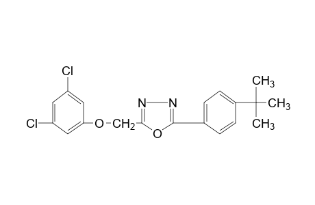 2-(p-tert-butylphenyl)-5-[(3,5-dichlorophenoxy)methyl]-1,3,4-oxadiazole