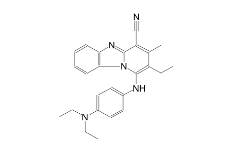 1-[4-(diethylamino)anilino]-2-ethyl-3-methylpyrido[1,2-a]benzimidazole-4-carbonitrile