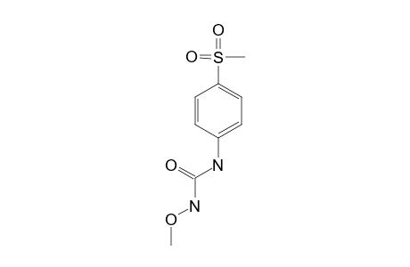 1-methoxy-3-[p-(methylsulfonyl)phenyl]urea