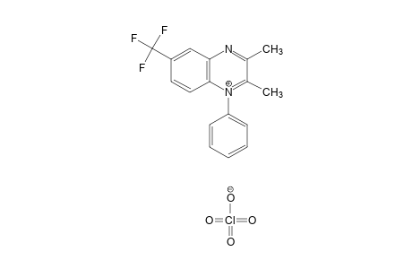 2,3-dimethyl-1-phenyl-6-(trifluoromethyl)quinoxalinium perchlorate