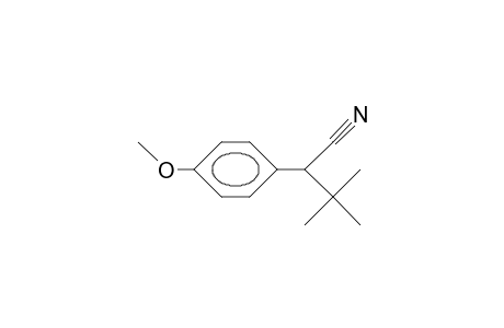 1-Cyano-1-(4-methoxy-phenyl)-2,2-dimethyl-propane