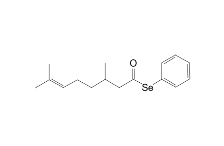 Se-Phenyl 3,7-Dimethyloct-6-ene Selenoate