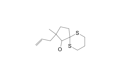 2-Allyl-2-methyl-6,10-dithiaspiro[4.5]decan-1-ol