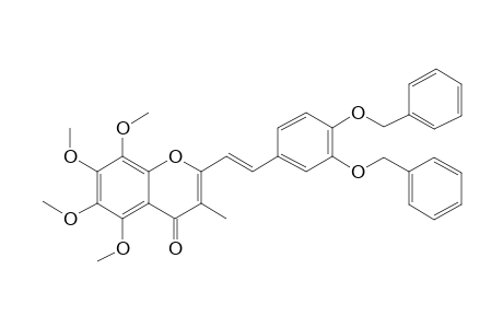 Chromone, 2-[2-(3,5-dibenzylphenyl)ethenyl]-5,6,7,8-tetramethoxy-