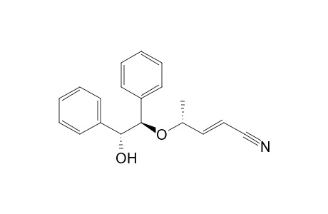 (2E,4R)-4-{[(1R,2R)-2-Hydroxy-1,2-diphenylethyl]oxy}pent-2-enonitrile