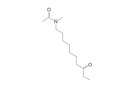 N-methyl-N-(8-oxodecyl)acetamide