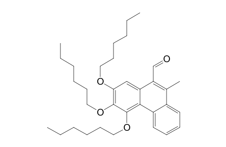 5,6,7-Tris( hexyloxy)-10-methyl-9-phenanthrenecarbaldehyde