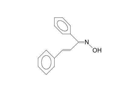 2-Propen-1-one, 1,3-diphenyl-, oxime, (E,Z)-