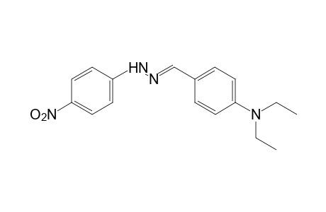 p-(diethylamino)benzaldehyde, (p-nitrophenyl)hydrazone