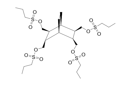 ALL-EXO-5,6,7,8-TETRAKIS-(N-PROPANESULFONYLOXYMETHYL)-BICYCLO-[2.2.2]-OCT-2-ENE